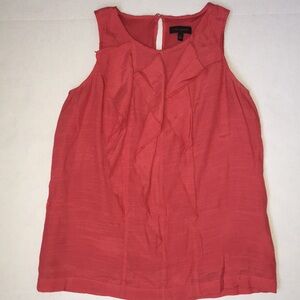 The Limited Coral Sleeveless Ruffle Front Blouse – Women’s Medium